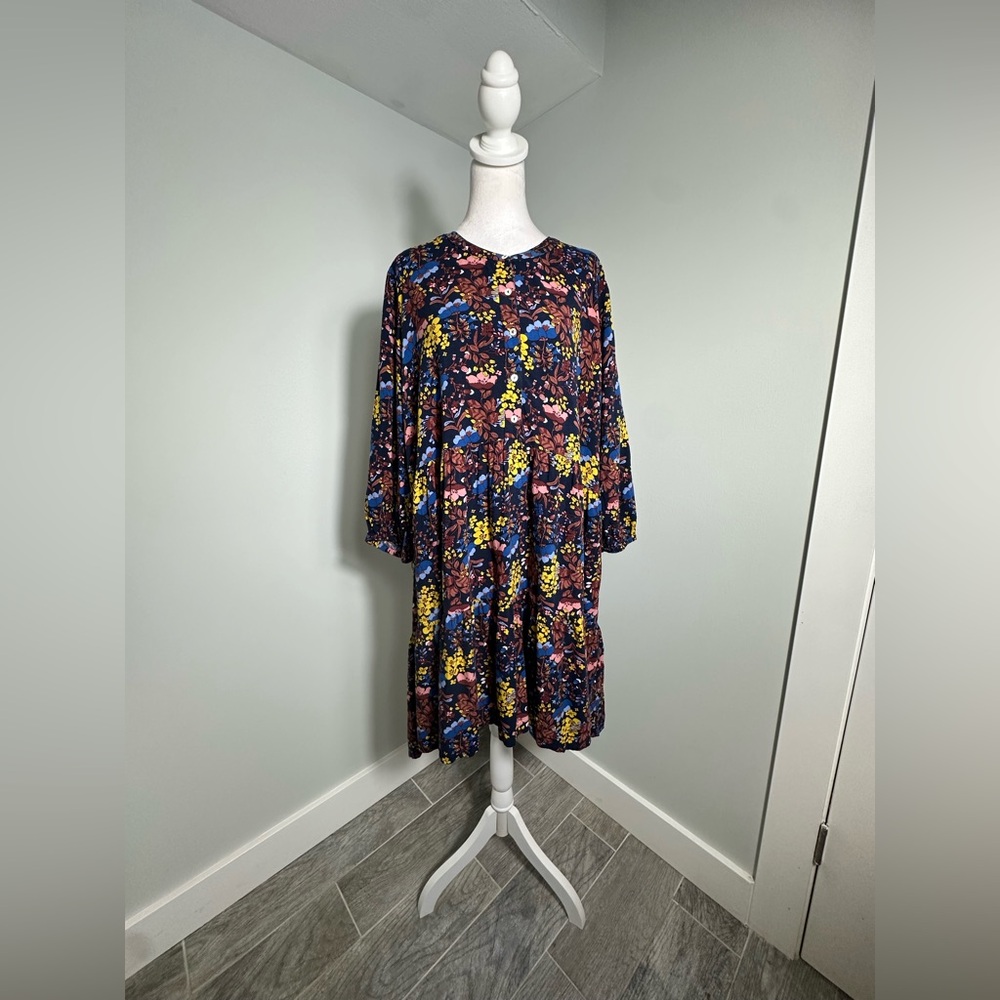 Natural Life Floral Relaxed Dress Size XL - Picture 3 of 13